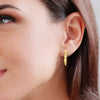 18k Plain Gold Earring JGD-2308-09118