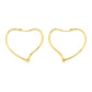 18k Plain Gold Earring JGD-2308-09135