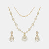 18k Real Diamond Necklace Set JGS-2207-06575