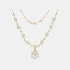 18k Real Diamond Necklace Set JGS-2207-06575