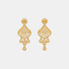 22k Plain Gold Earring JGS-2307-08988