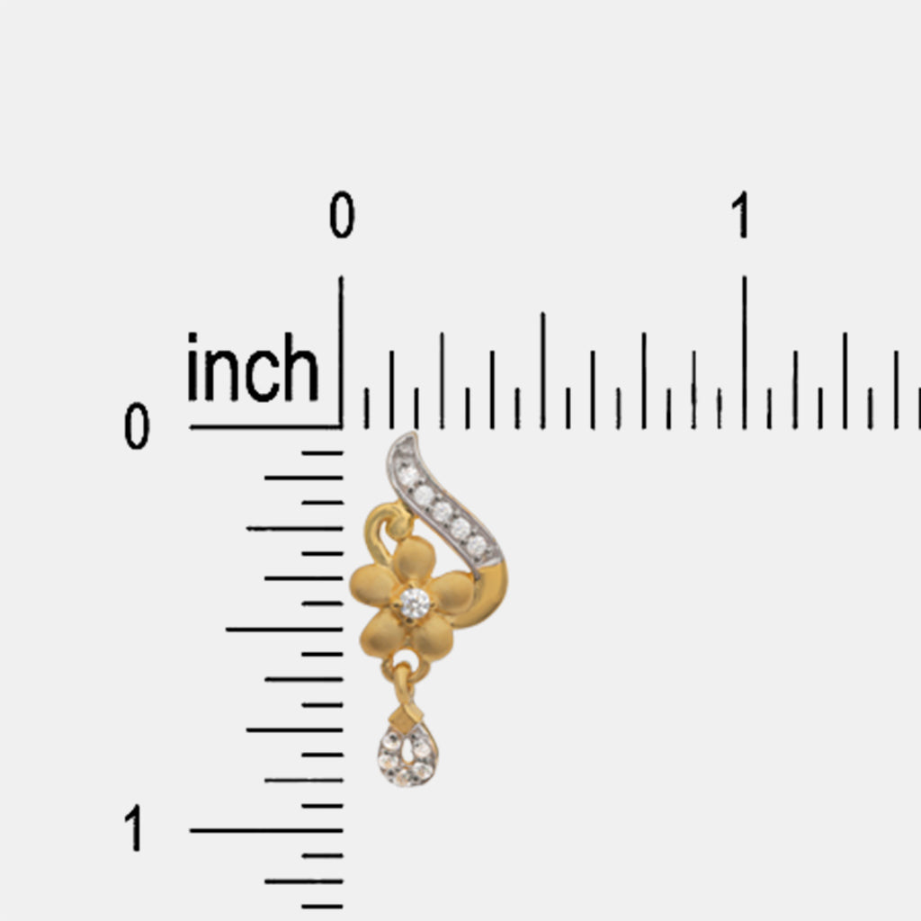 22k Gemstone Earring JGS-2308-09044