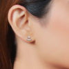 18k Gemstone Earring JGS-2308-09091