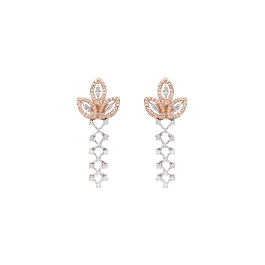 18k Real Diamond Necklace Set JG-1911-00924