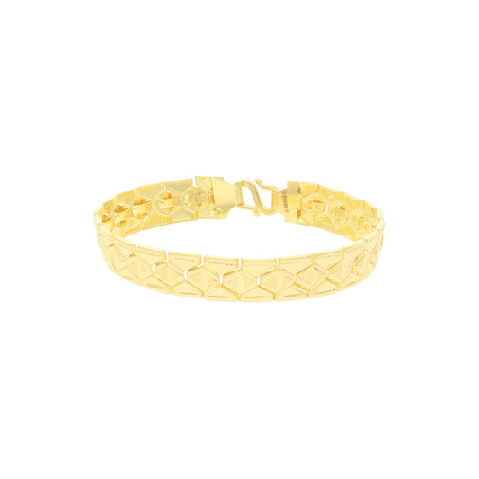 22k Plain Gold Bracelet JG-2107-01798