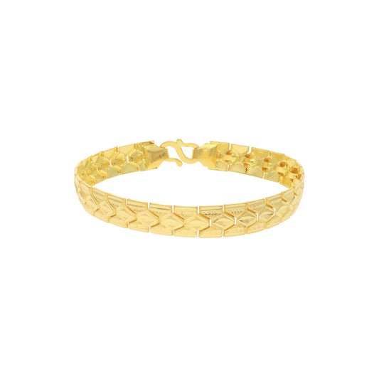 22k Plain Gold Bracelet JG-2107-01799