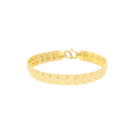 22k Plain Gold Bracelet JG-2107-01801
