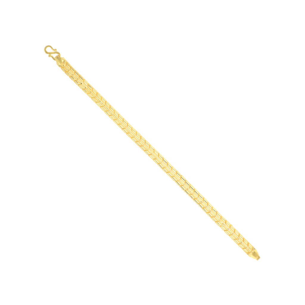 22k Plain Gold Bracelet JG-2107-01803