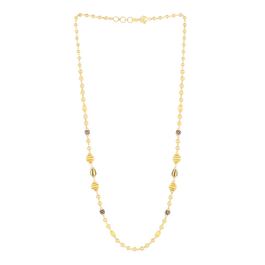 22k Plain Gold Necklace JG-2108-03924