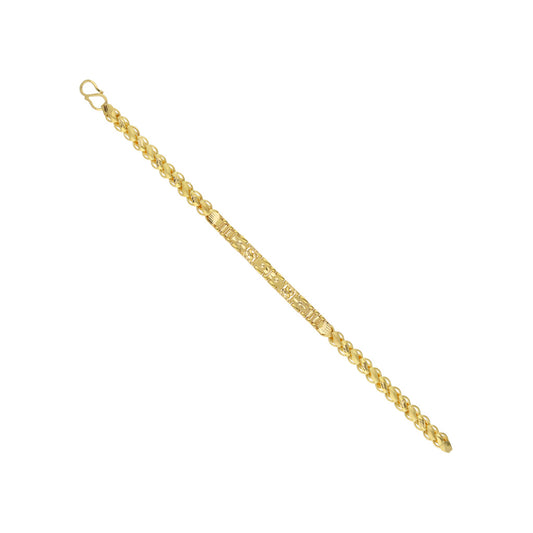 22k Plain Gold Bracelet JG-2108-04394