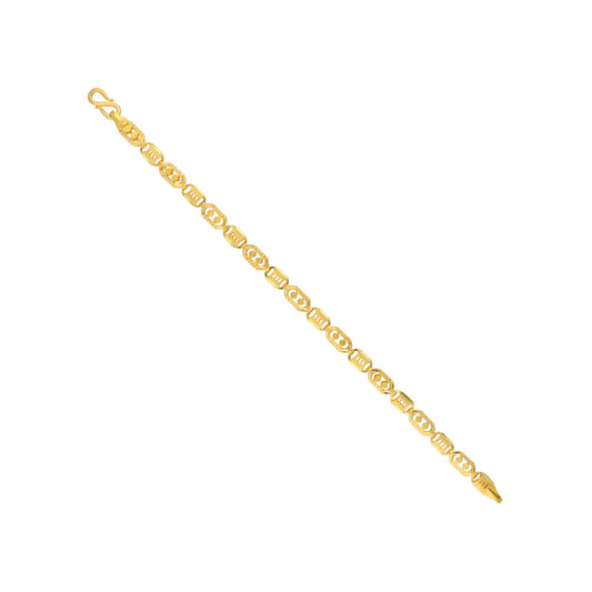 22k Plain Gold Bracelet JG-2108-04395