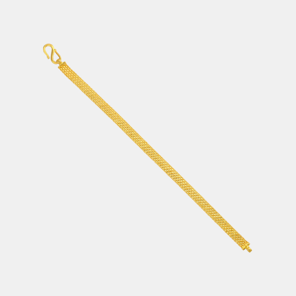 22k Plain Gold Bracelet JG-2209-07492