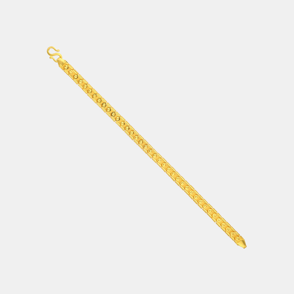 22k Plain Gold Bracelet JG-2210-07552