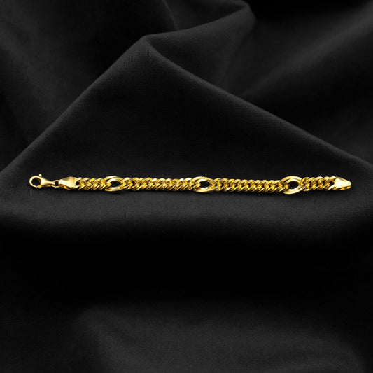 22k Plain Gold Bracelet JGC-2202-50021