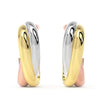 18k Plain Gold Earring JGD-2305-08407