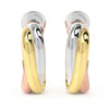 18k Plain Gold Earring JGD-2305-08407