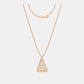 18k Plain Gold Necklace JGI-2206-06277