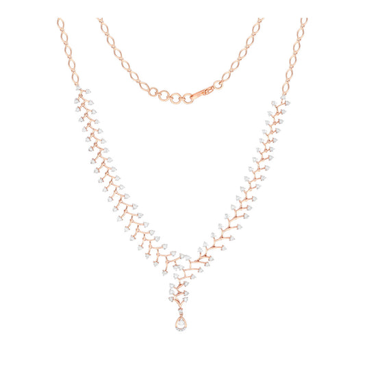 18k Real Diamond Necklace JGS-2103-00231