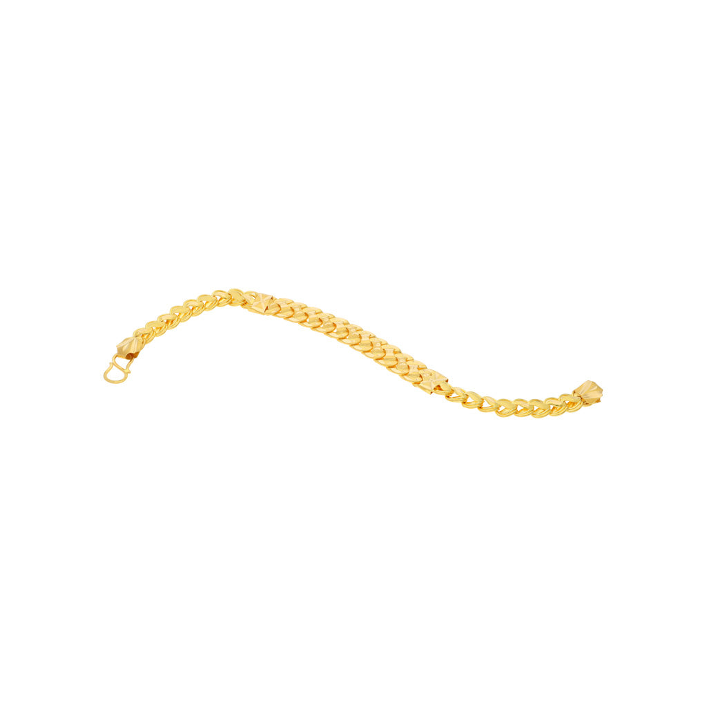22k Plain Gold Bracelet JGS-2108-04377