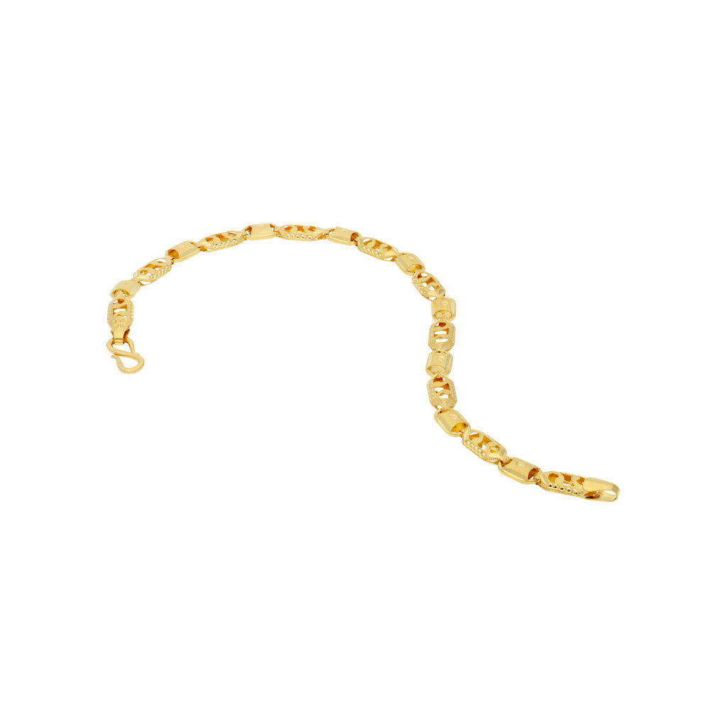 22k Plain Gold Bracelet JGS-2108-04383