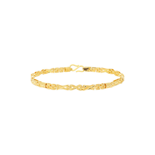 22k Plain Gold Bracelet JGS-2108-04385