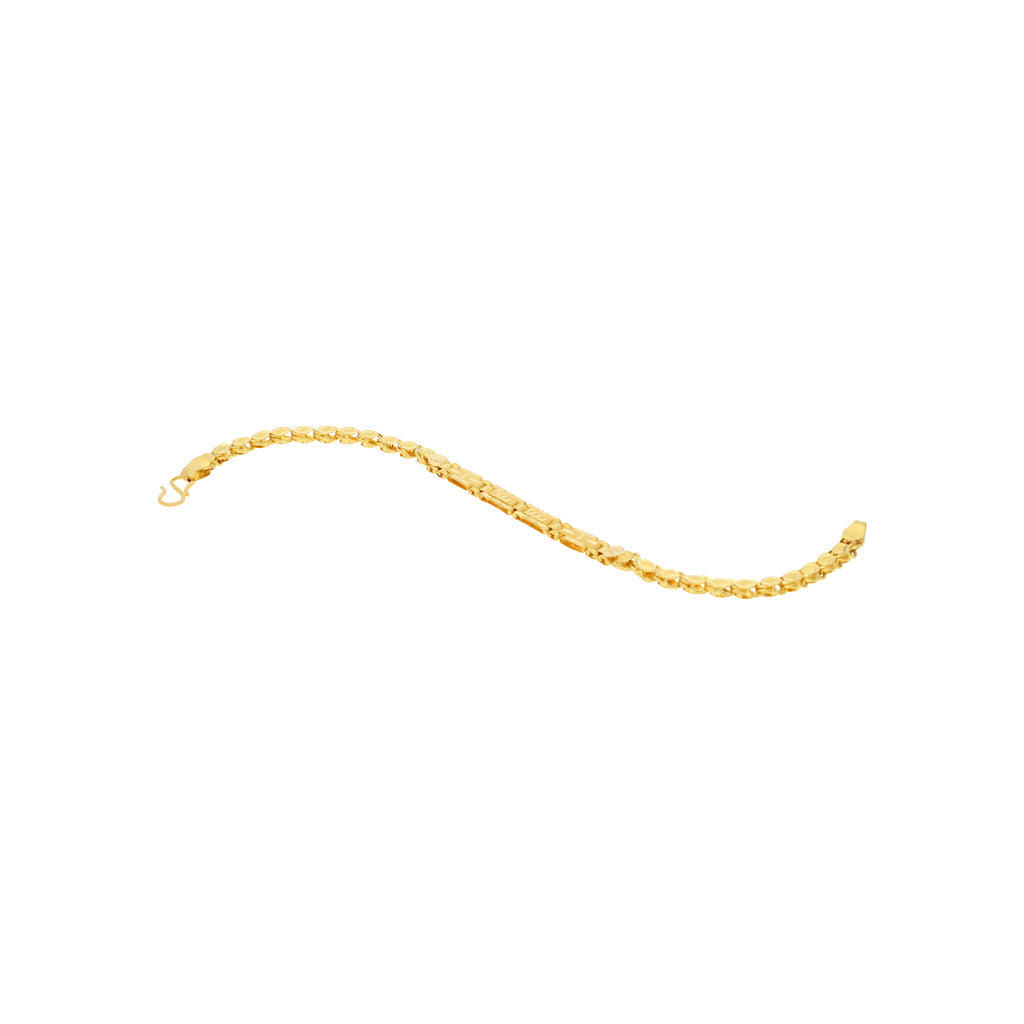 22k Plain Gold Bracelet JGS-2108-04390