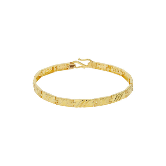 22k Plain Gold Bracelet JGS-2108-04400