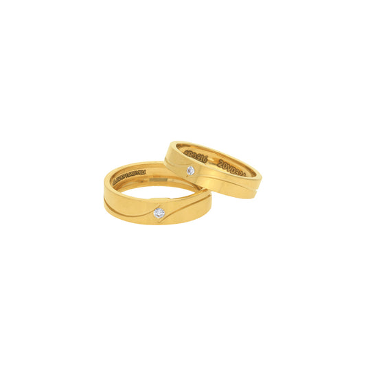 22k Plain Gold Ring JGS-2108-04558