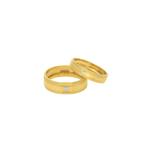 22k Plain Gold Ring JGS-2108-04582