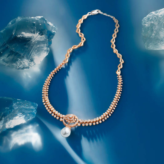 18k Real Diamond Necklace JGS-2111-05234