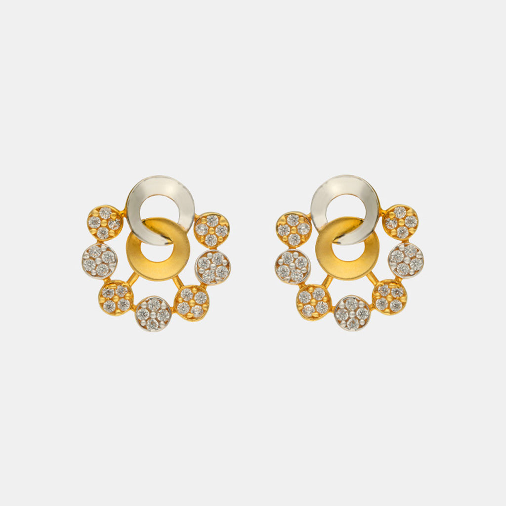22k Gemstone Earring JGS-2207-06689