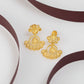 22k Plain Gold Earring JGS-2301-00044