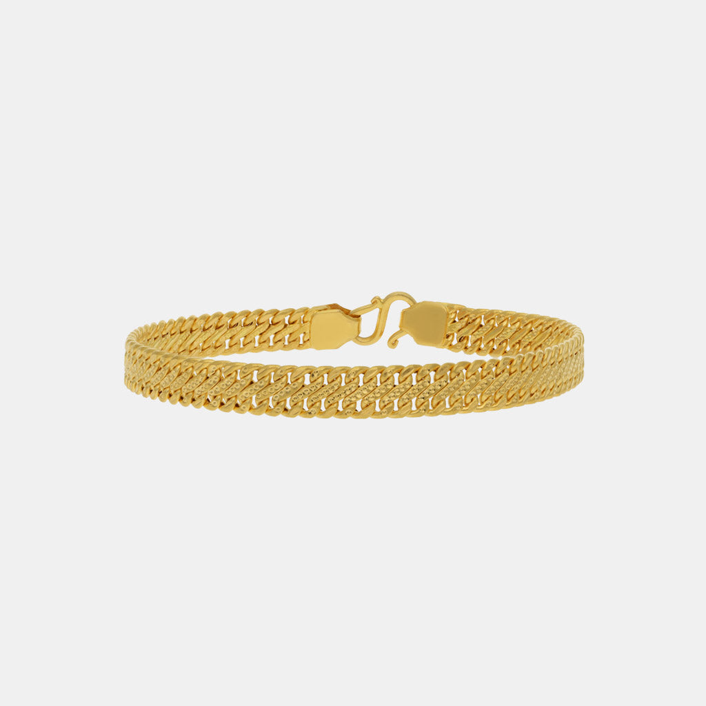 22k Plain Gold Bracelet JGS-2301-00148