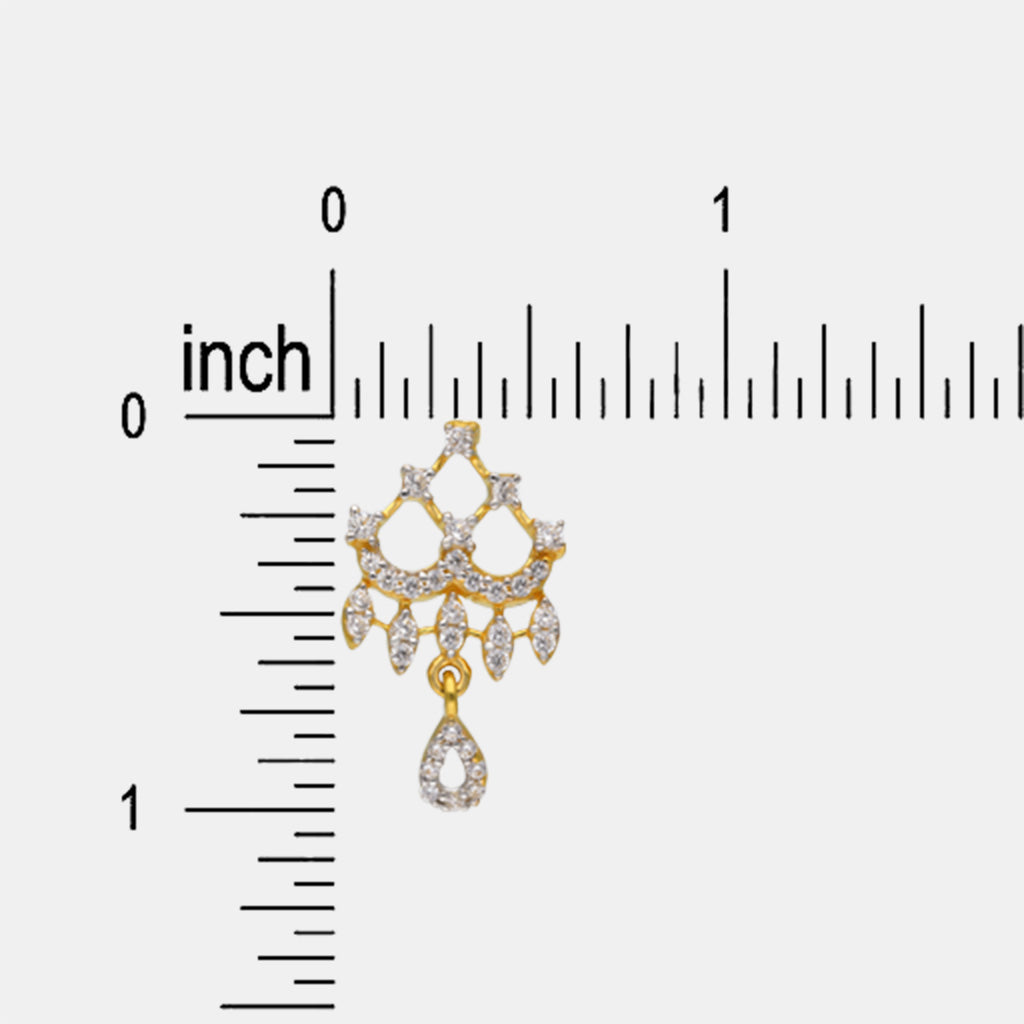 22k Gemstone Earring JMC-2212-07988