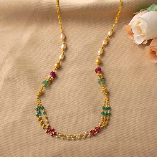 22k Pearl Necklace JYG-2302-00169