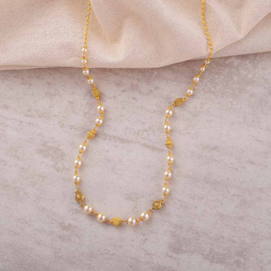22k Pearl Necklace JYG-2304-08263