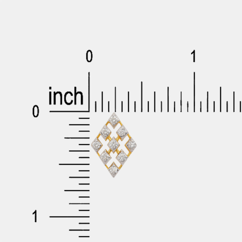 18k Real Diamond Earring JDN-2307-08976