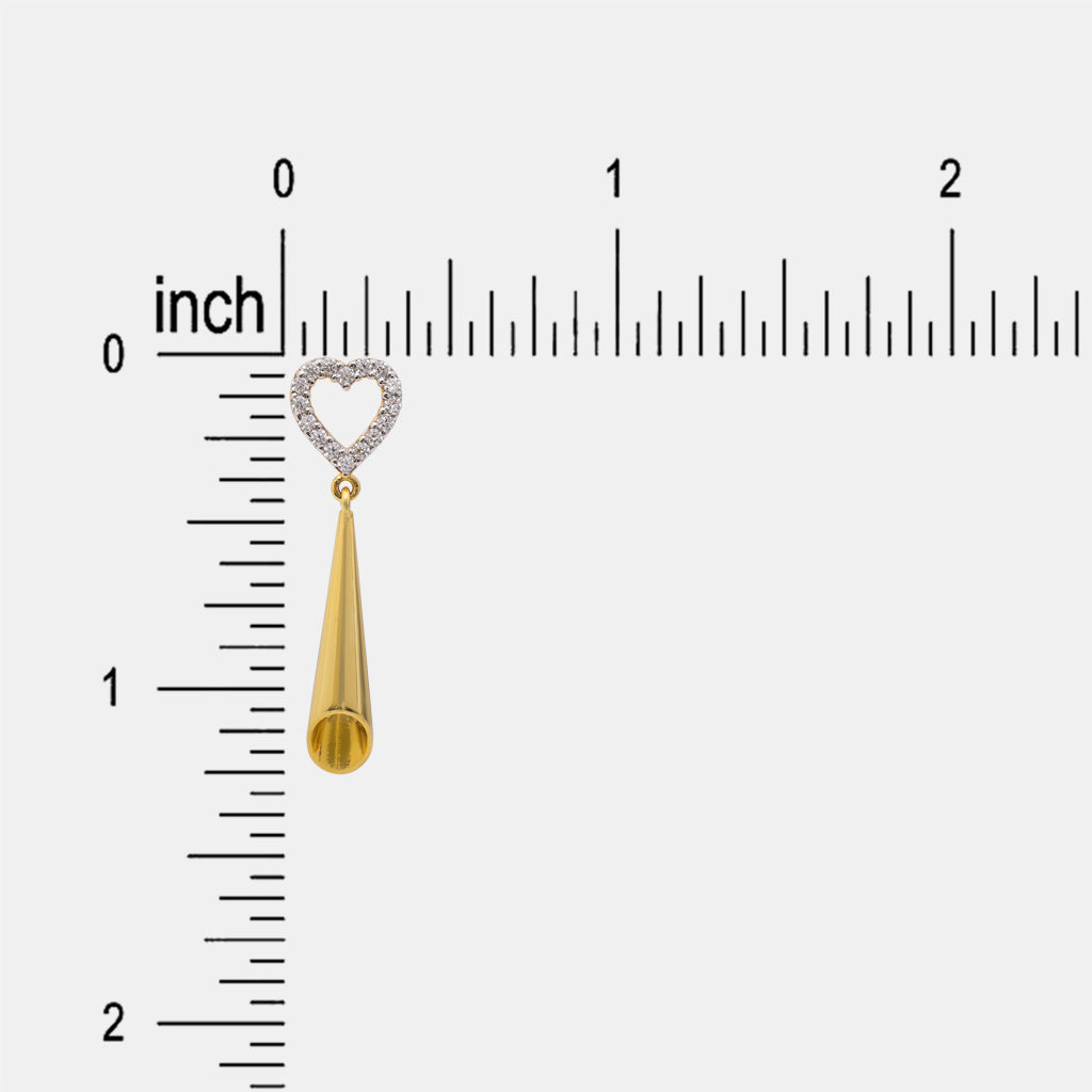 18k Real Diamond Earring JDN-2307-08997