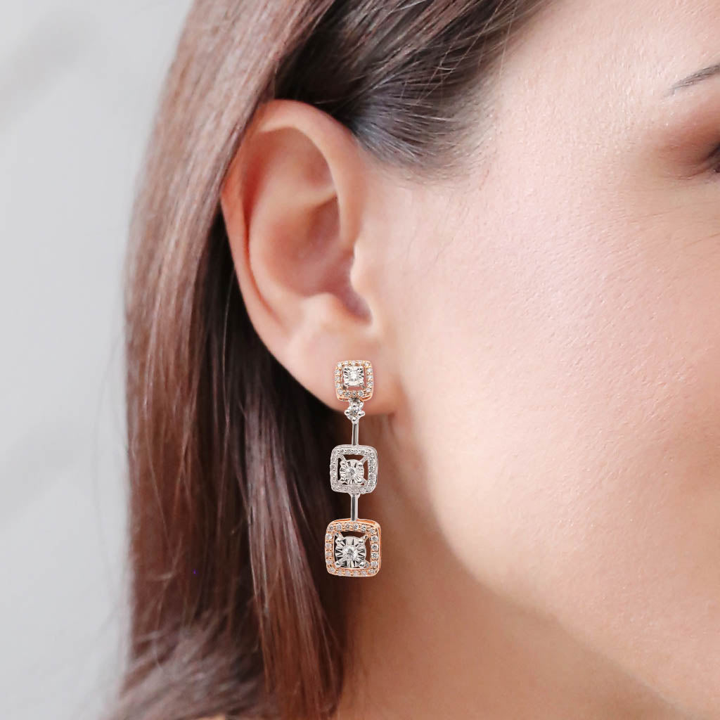 14k Real Diamond Earring JDN-2307-09026