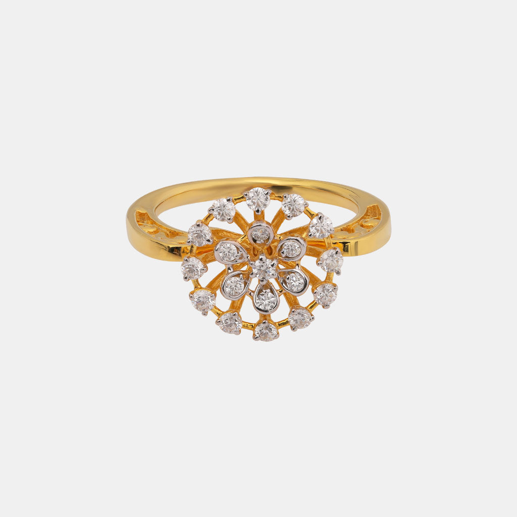 18k Real Diamond Ring JDN-2308-09045