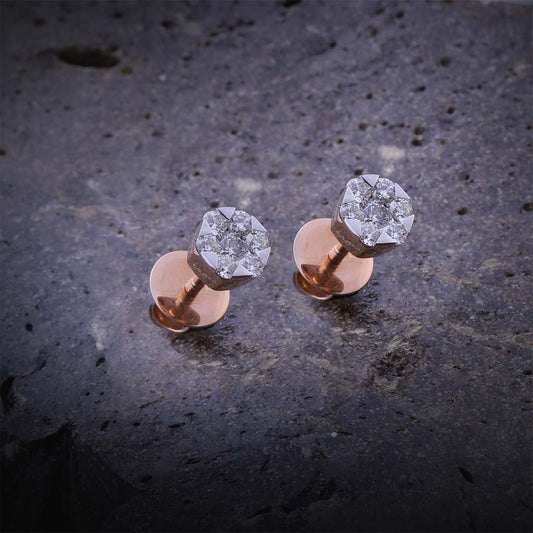 18k Real Diamond Earring JG-1901-3073