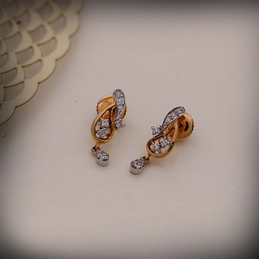 18k Real Diamond Earring JG-1902-2243