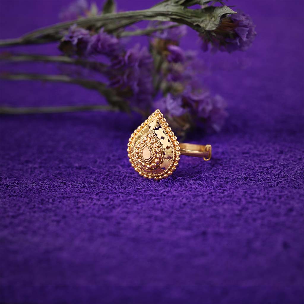 22k Plain Gold Ring JG-1904-2661