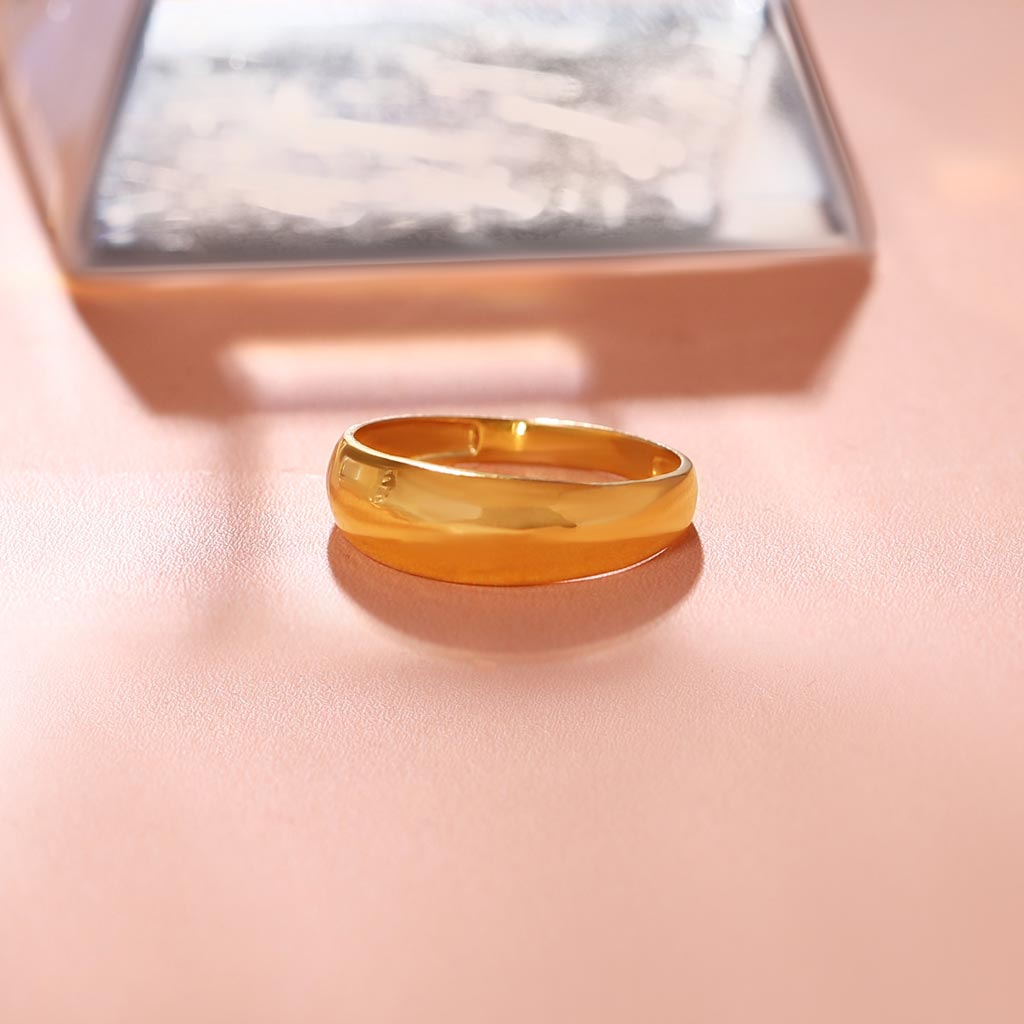 22k Plain Gold Ring JG-1904-2669