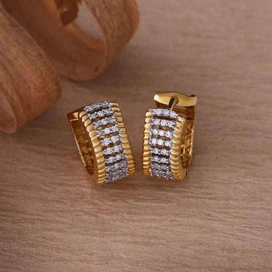 18k Real Diamond Earring JG-1904-2690