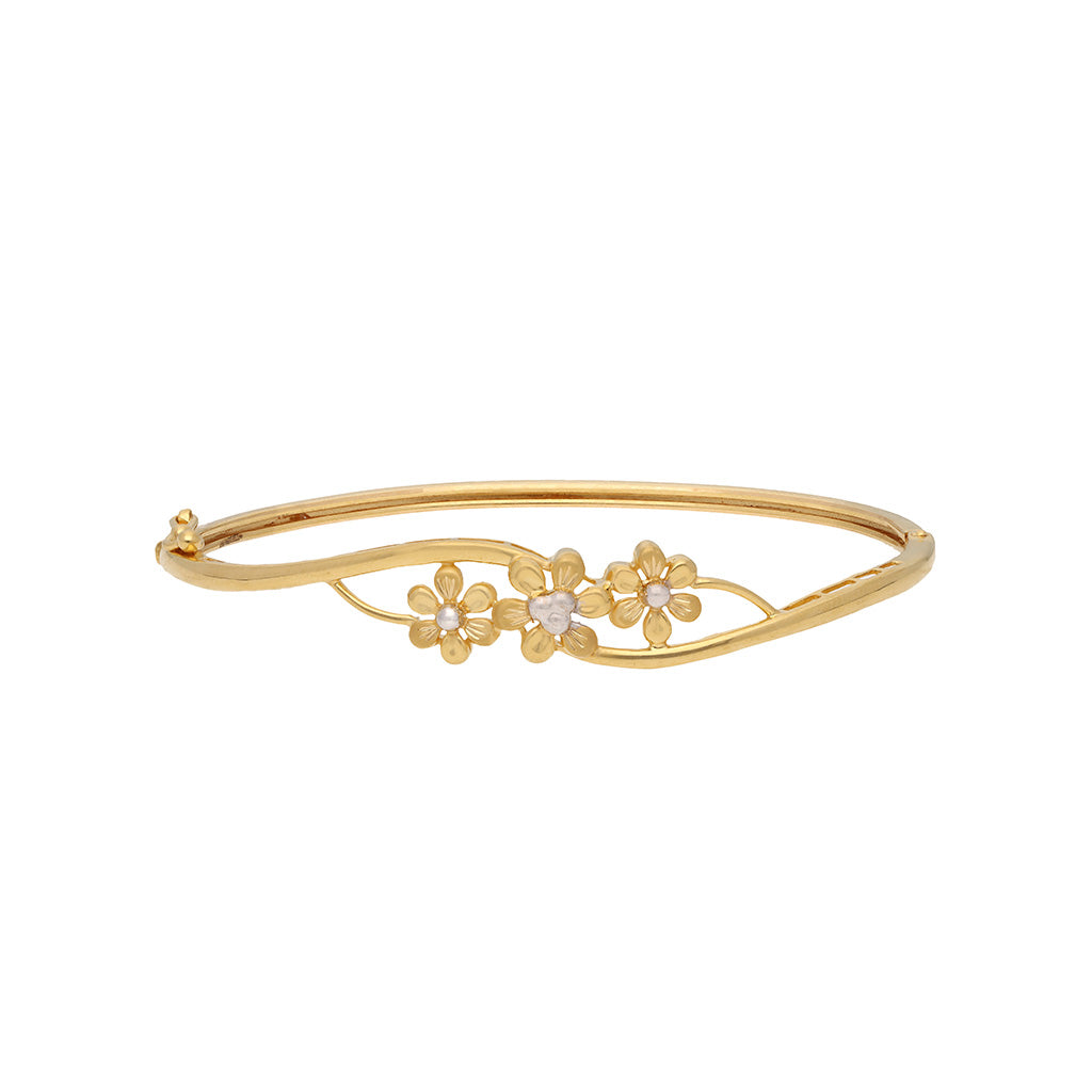 22k Plain Gold Bracelet JG-1910-00247