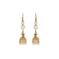 22k Plain Gold Earring JG-2002-01085