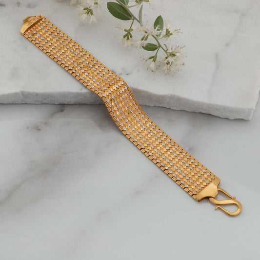 22k Plain Gold Bracelet JG-2002-01692