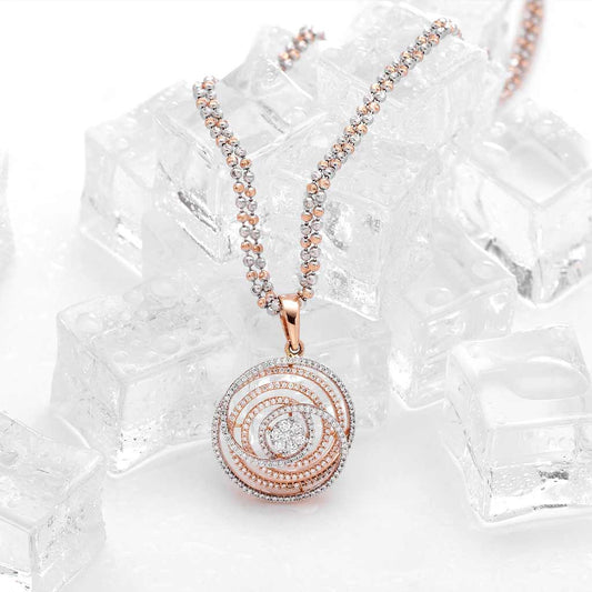 18k Real Diamond Necklace JG-2002-01972