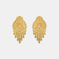 22k Plain Gold Earring JGC-2308-50146